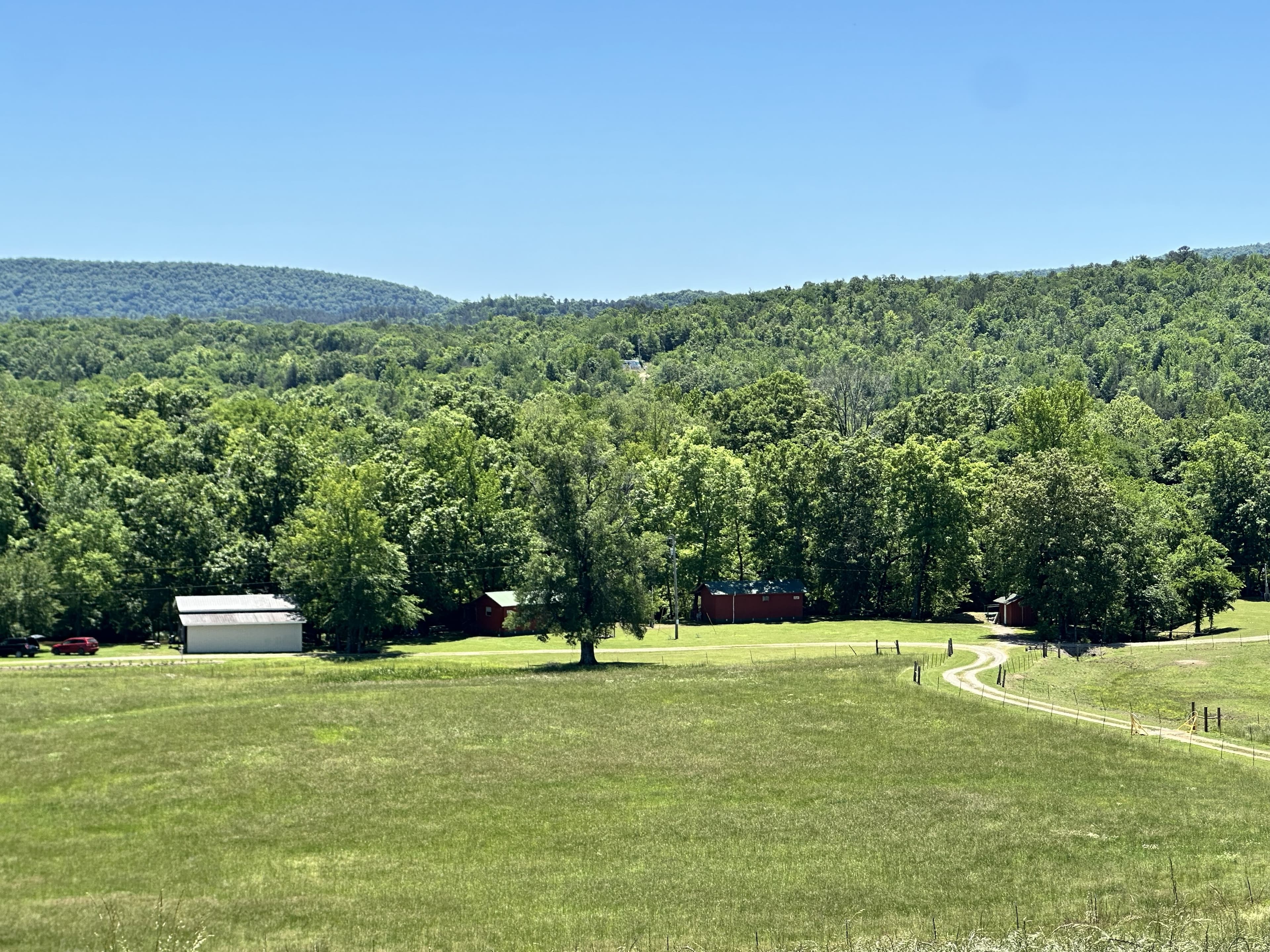 Cabin view at At Living Water Cabins