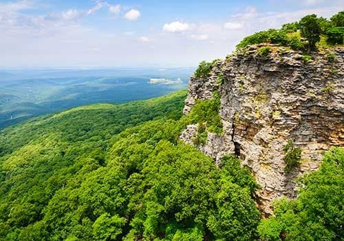 Ouachita forest scenery near Glenwood Arkansas